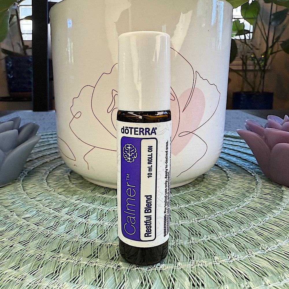 Calmer Restful Blend Essential Oil Roll-On Bottle, doTERRA, 10ml - Picture 2 of 14